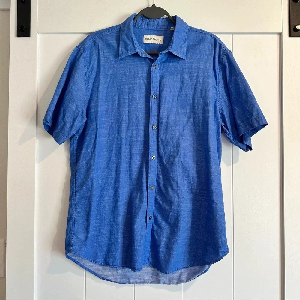COASTAORO Men’s Button Down‎ Size L